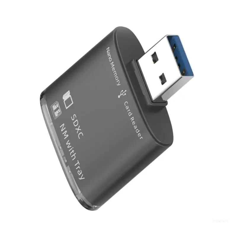 2 in 1 USB2.0/USB3.0 NM ī  ޸ ī  ϱ  Dropship